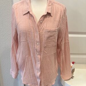 EUC C&C California Pink Button-Down Shirt